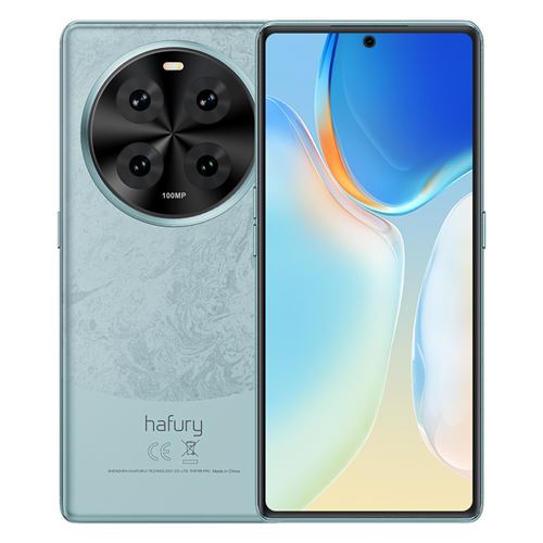Cubot Hafury Meet Vert, Smartphone 6,67 Écran incurvé AMOLED 120 Hz, 24 Go de RAM (12 + 12), 256 Go de ROM, Helio G99, 100MP, NFC, Double Nano SIM, Android 13
