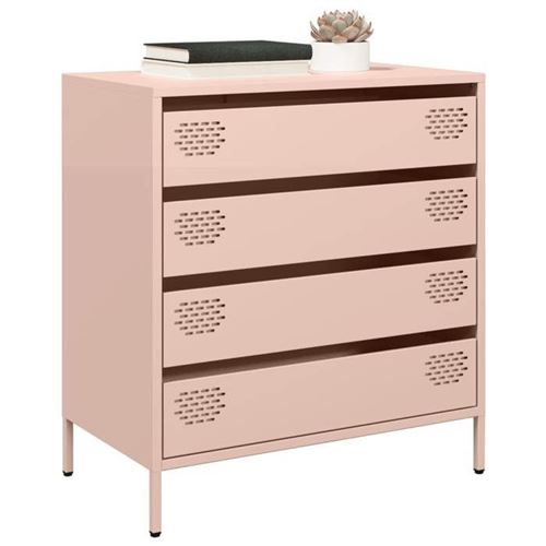 vidaXL - Buffet - Rangement de cuisine - Rose - 68x39x73,5 cm - Image 2