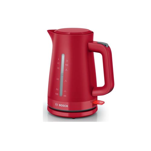 Bouilloire électrique 1.7l 2400w rouge Bosch TWK3M124