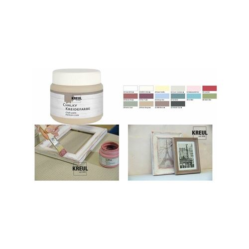 KREUL Peinture craie Chalky, Cozy Red, 150 ml