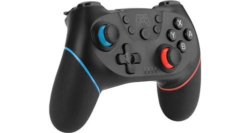 CHRONUS  manettes compatible pour switch/switch lite, manette sans fil compatible avec nintendo switch, 6 axes manette pro switch de jeu （noir） 