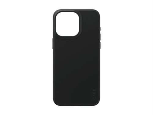 CARE by PanzerGlass - Coque de protection pour téléphone portable - polyuréthanne thermoplastique (TPU) - noir - pour Apple iPhone 15 Pro Max