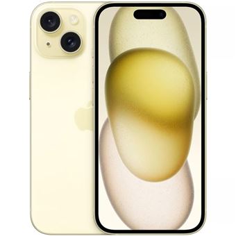 Apple iPhone 15 6,1'' 128 Go jaune Reconditionnné avec Batterie neuve - 1