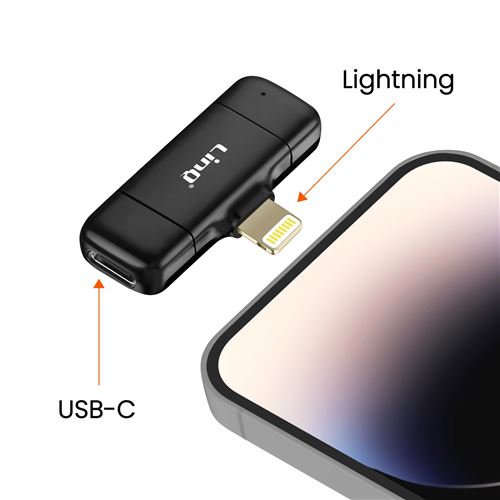 Mini Micro-Cravate Sans Fil IOS Lightning – Plug & Play, Réduction Bruit, 6h Autonomie – Parfait Pour Vlog & TikTok