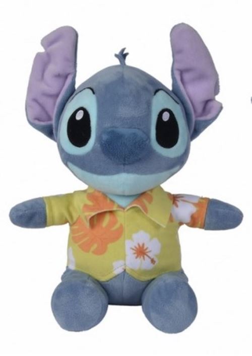 Peluche Stitch Hawaien chemise jaune Disney 25 cm Peluche Achat & prix fnac