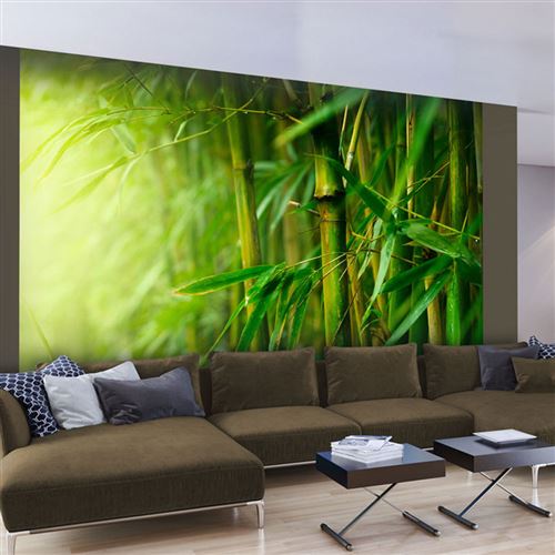 Papier peint - jungle bambous 300x231 -