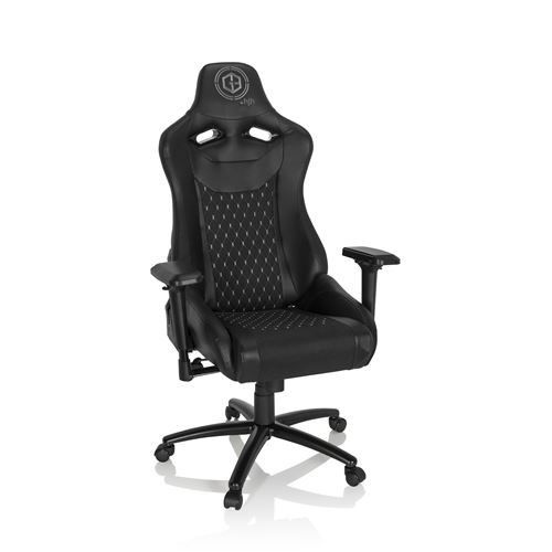 Chaise de Gaming / Chaise de bureau GAMEBREAKER SX 04 Tissu / Similicuir Noir