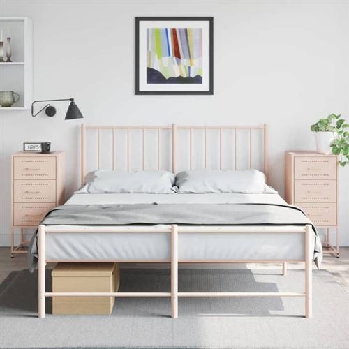 Vidaxl Rose Tables De Chevet 2 Pcs - Image 2