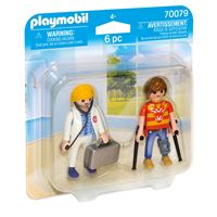 Playmobil - CITY LIFE - Chambre d'enfant avec médecin - 6661 - Playmobil -  Rue du Commerce