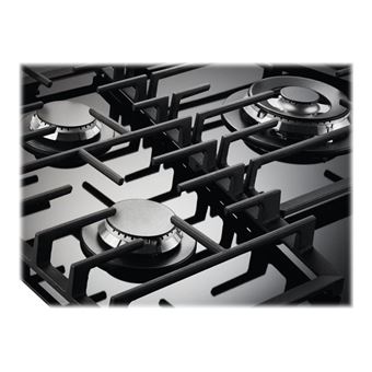AEG HVB75450IB - Table de cuisson au gaz - 5 plaques de cuisson - Niche - largeur : 72 cm - profondeur : 49 cm - noir - noir