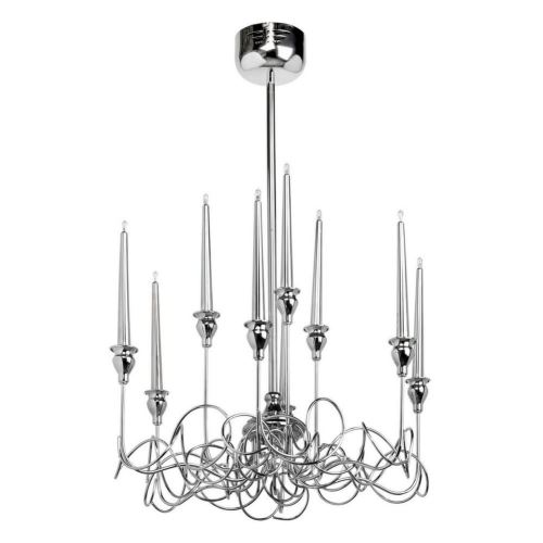 Regenbogen Lustre 9 chandelles métallique contemporain Regenbogen Lustre 9 chandelles métallique contemporain