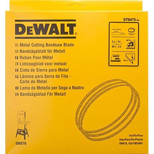Dewalt Dt8475 2215 Mm X 6 Mm X 18 Tpi Lame De Scie à Ruban