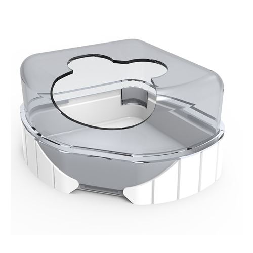 Comparer les prix de Maison de toilette pour petits rongeurs. Rody3 . couleur blanche. taille 14.3 cm x 10.5 cm x 7 cm . pour rongeur.