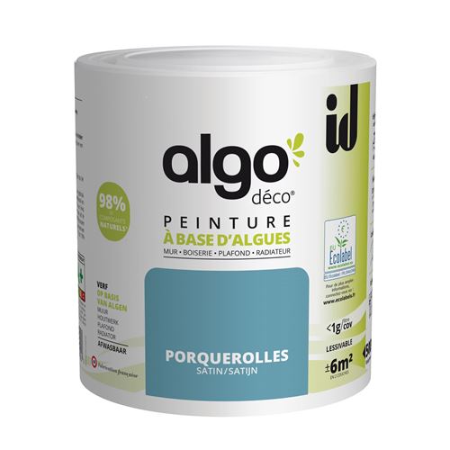 Peinture à Base D'algues Algo Satin Porquerolles 500ml