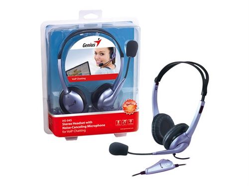 Genius HS-04S - Micro-casque - sur-oreille - filaire 