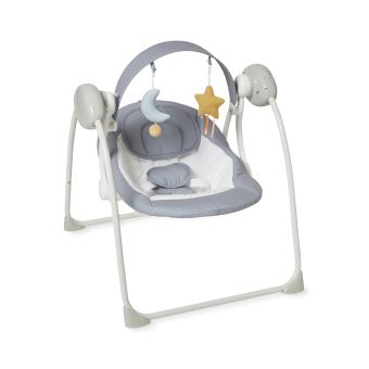 Vertbaudet Balancelle Pliable Avec Arche De Jeux Astro Nef Gris Clair Tu Balancelles Achat Prix Fnac