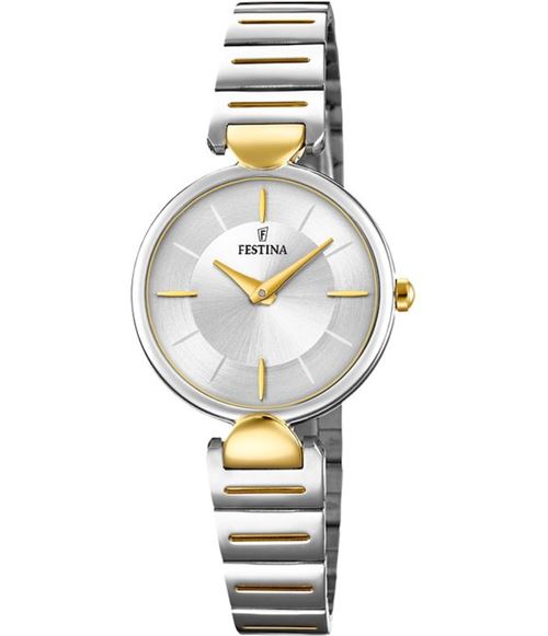 Festina Montre Femme F20320/1 Or, Blanc