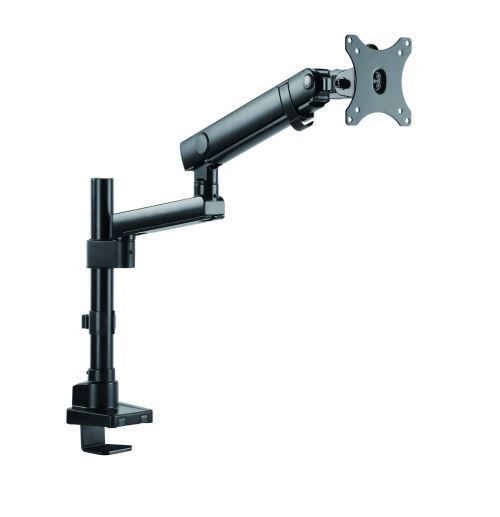 V7 Support écran Pro Touch Adjust - Supports d'écrans Plats pour Bureau (Pince/Boulon, 8 kg, 43,2 cm (17), 81,3 cm (32), 100 x 100 mm, Noir)