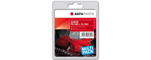 Compatible Avec Canon Pg-540/cl-541 Agfa Photo Apcpg540 Cl541xlset Multipack Noir / Couleurs