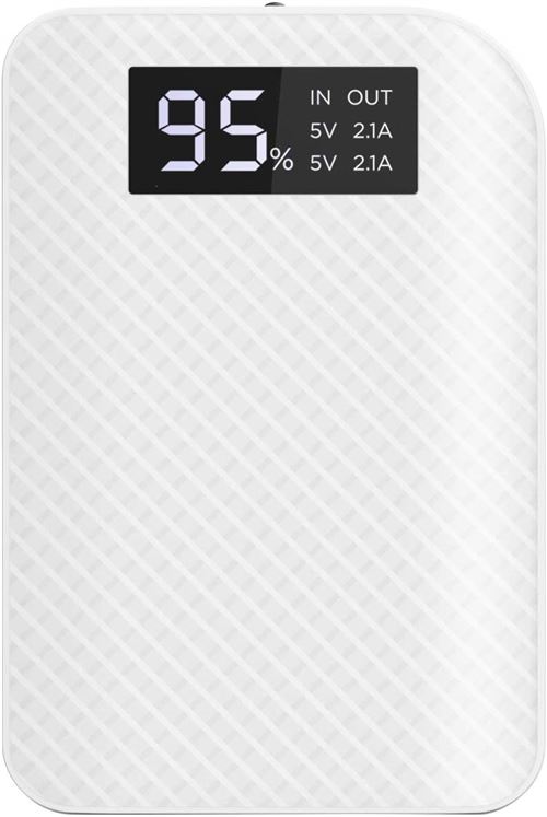 XLayer Powerbank Pure Carbon Blanc 7500mAh