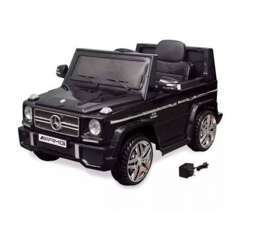 vidaXL Elektrische auto Mercedes Benz G65 SUV 2 motors zwart