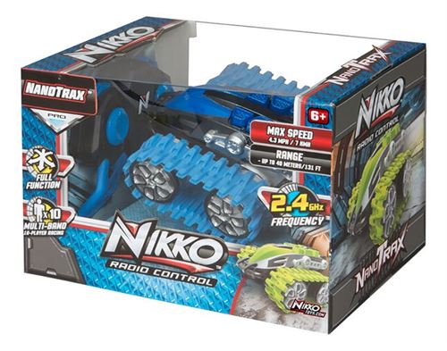 Nikko voiture RC Nano Trax bleu