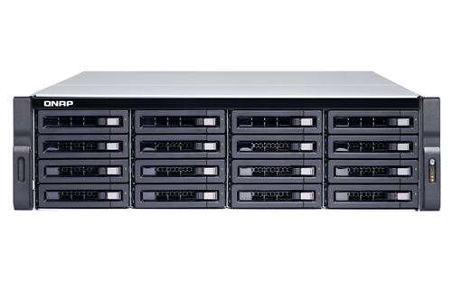 qnap systems ts-1677xu-rp-1200-4g 3u 16 bay 3.1 ghz 6c 4gb 2xgbe 2xusb3.1 noir