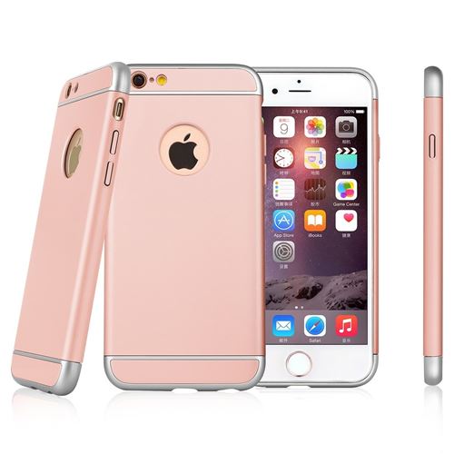 Coque Rose pour Apple iPhone 6 / 6S Housse Etui Armor Shockproof Case Protection Extreme Renforcée Armure Anti Choc Luxury Resistant Phonillico®