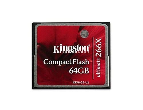 TY Kingston CF/64gb-u2 Ultime Carte mémoire Compact Flash (64GB/Class 151 ~ 266 x)