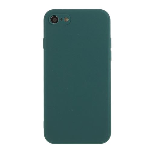 Coque iPhone 13 silicone (vert foncé) 