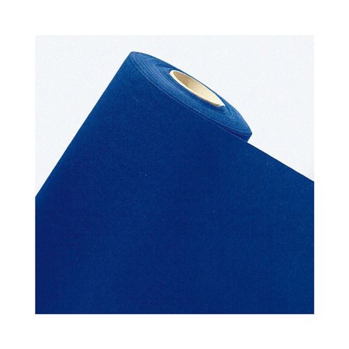 nappe papier intissé rouleau 10x1.2m bleu royal