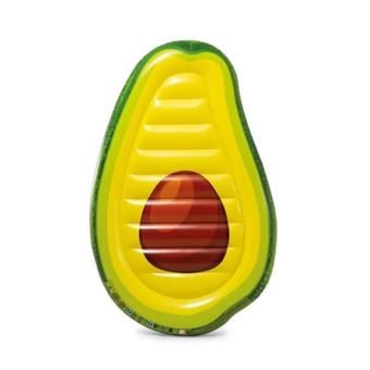 Matelas gonflable avocat Intex Vert et Jaune