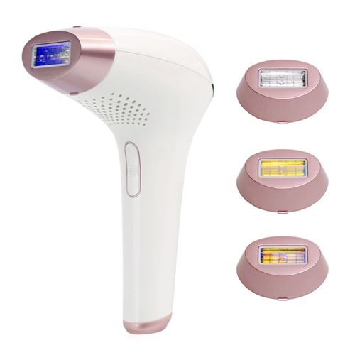 Epilateur Lumière Pulsée KinseiBeauty 3 en 1 Rouleau de massage Pour Corps - Rose