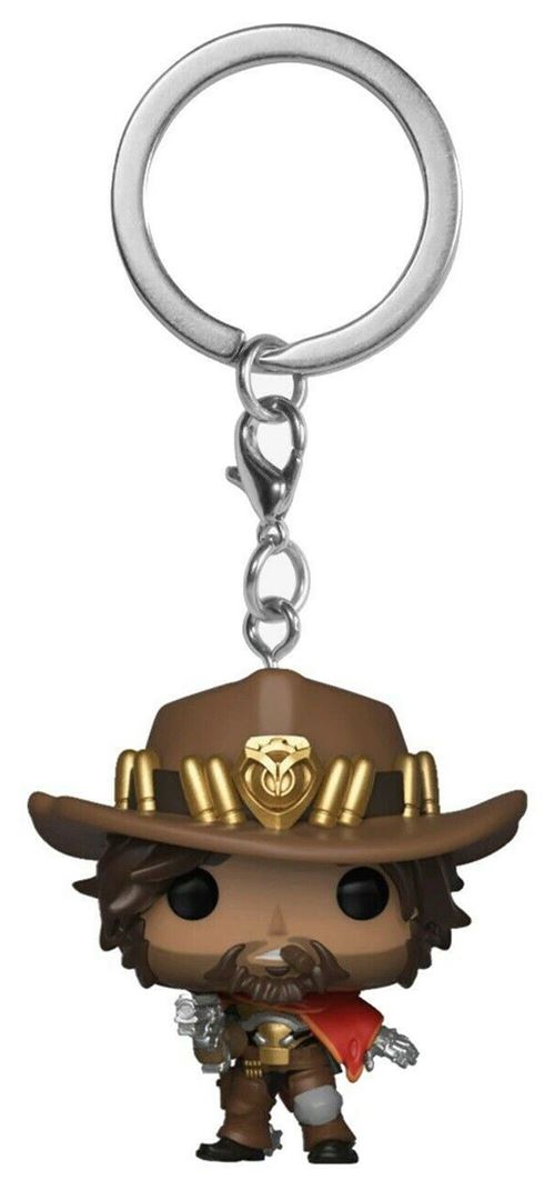 Figurine Porte-clés Funko Pop Overwatch Mccree