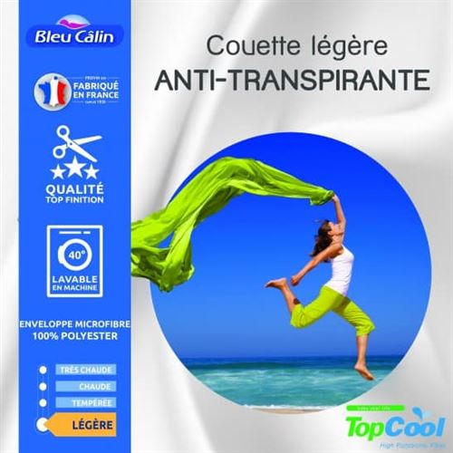 Couette anti transpirante 200 gr/m² 240 x 260 cm pour lit King size