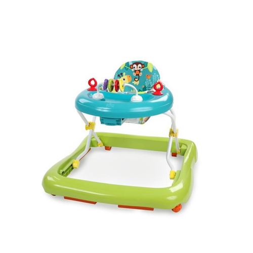 Bright Starts, Trotteur Pliable et Facile à Ranger, Giggling Safari