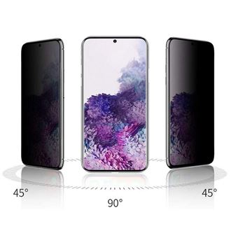 Protecteur en verre trempé noir Celly pour Samsung Galaxy S20 FE 5G