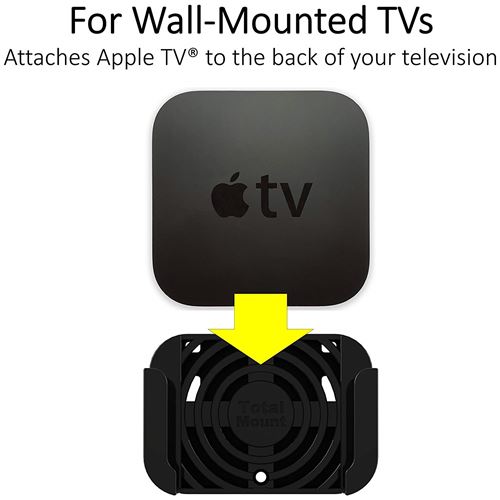 Support TV pour Apple TV 4ème et 4K 5ème génération, Support de Fixation  Murale avec boîtier d'extension Bonus pour Apple TV 4ème / 4K 5ème  génération (Noir) : : High-Tech