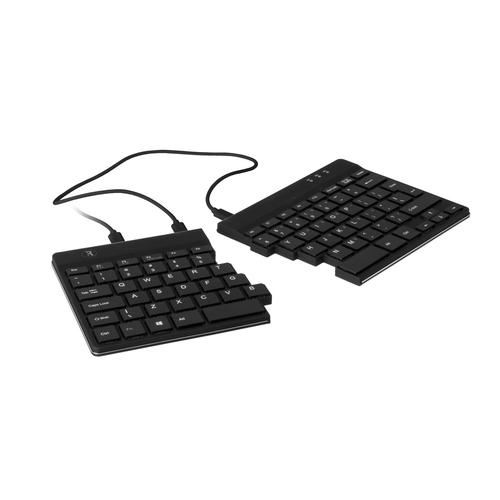 R-Go Tools R-Go Split Clavier Ergonomique, QWERTY (US), noir, filaire