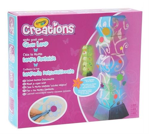 Crayola - kit de création - ma lampe multicolore