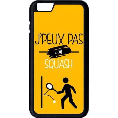 Coque apple iphone 6+ plus j peux pas j ai squash 10