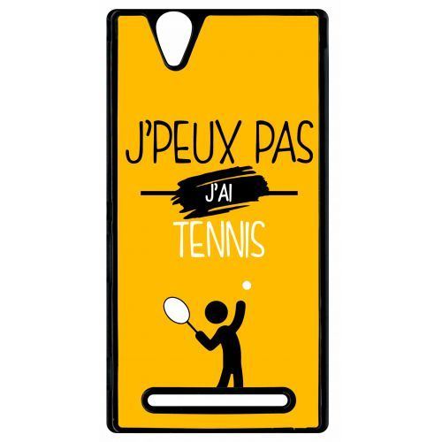 Coque sony xperia t2 j peux pas j ai tennis 5