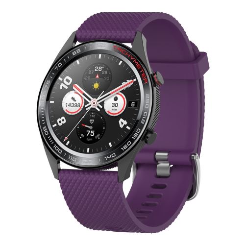 Générique Violet Bracelet En Silicone Diamant Pour Votre Huawei Watch Gt/Samsung Galaxy Watch 46Mm - Image 1