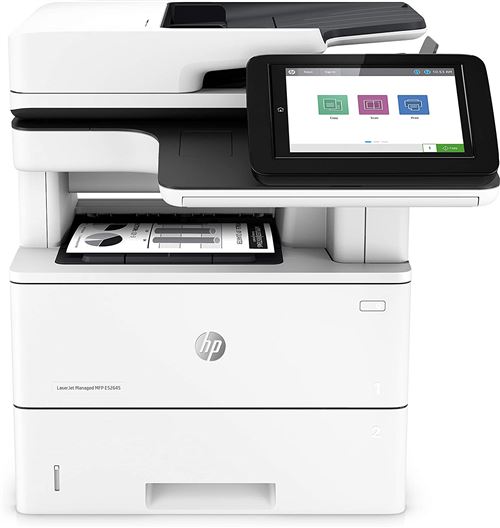 HP LaserJet Managed MFP E52645dn - Imprimante multifonctions - Noir et blanc - laser - Legal (216 x 356 mm) (original) - A4/Legal (support) - jusqu'à 43 ppm (copie) - jusqu'à 43 ppm (impression) - 650 feuilles - USB 2.0, Gigabit LAN, hôte USB 2.0 - État correct Hewlett-Packard sur Fnac