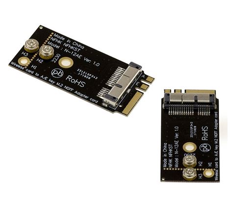 Adaptateur BCM94360CS2/BCM943224PCIEBT2 vers Carte M2 E A Key Pour carte WIFI / Bluetooth de Macbook