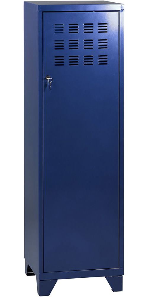 Pierre Henry - Armoire de rangement métal 1 porte Bleu nuit nacré