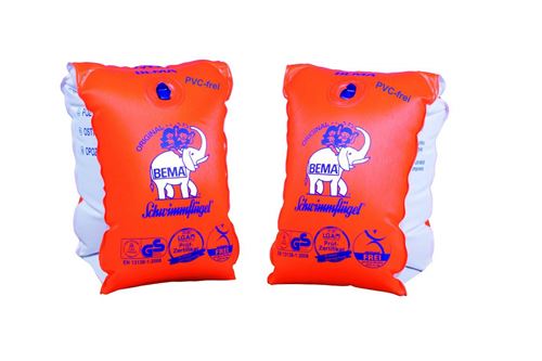 Bema - 2058366 - Brassard De Natation Gonflable En Orange De 60+ Kg
