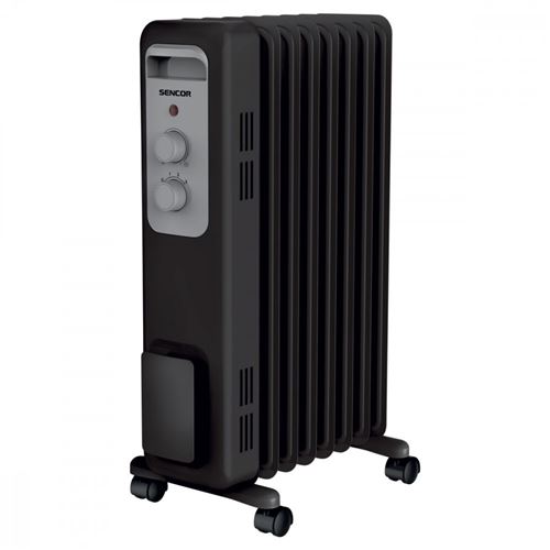 Sencor radiateur à huile électrique 3307 soh 3209, noir soh 3307bk