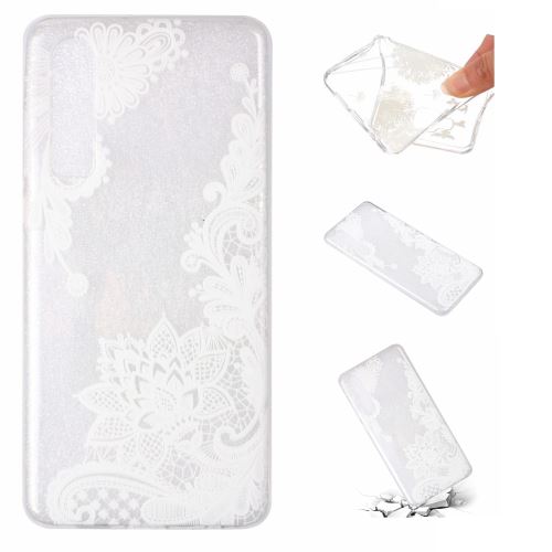 Coque en TPU configuration fleur en dentelle pour votre Huawei P30