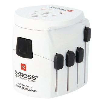 Alimentation électrique Skross Pro World 2 Blanc